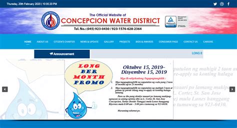 Concepcion Water District(CONWD) .